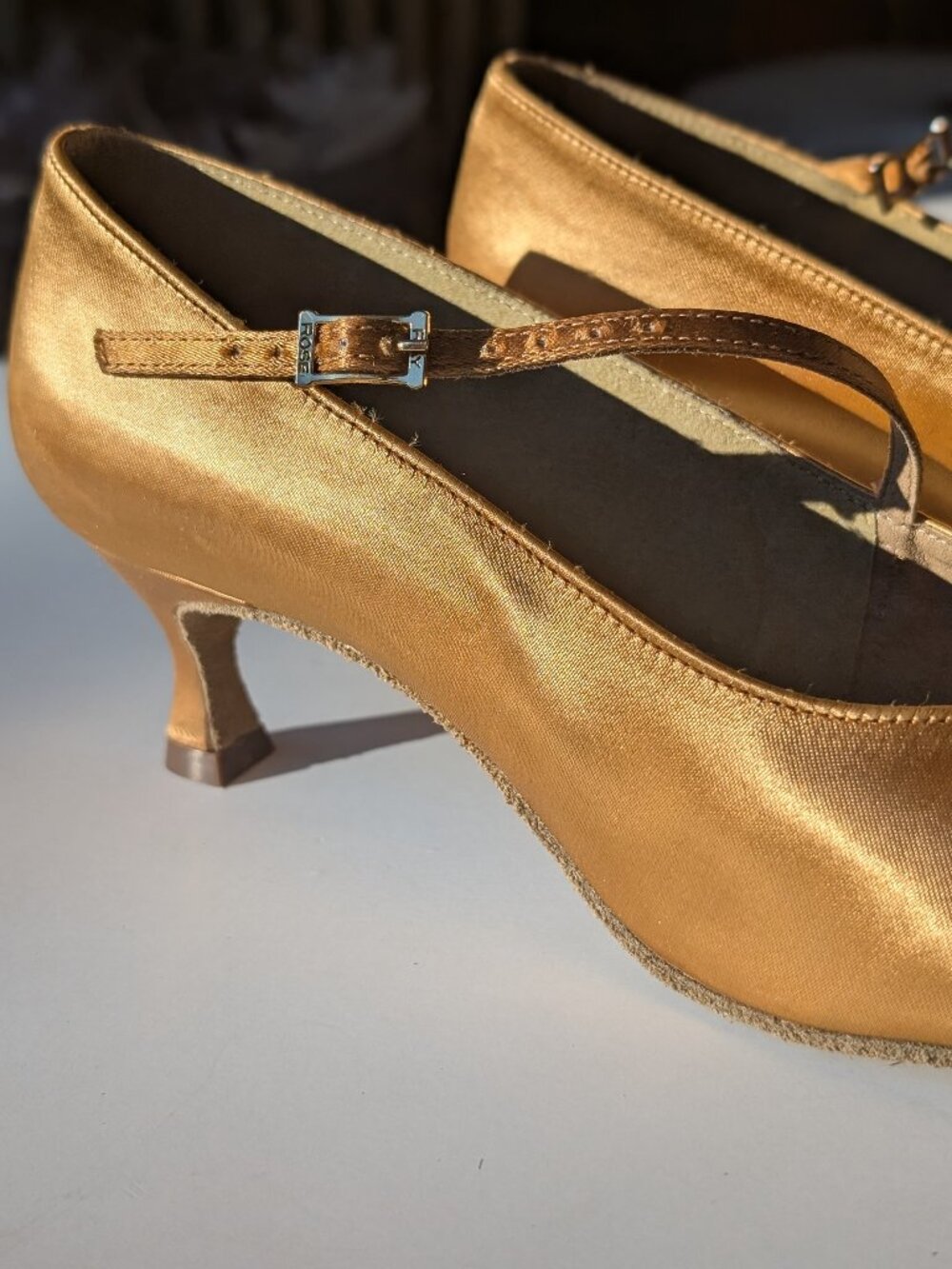 Ray Rose 118 Mudslide Women's Standard Ballroom Dance Shoes Flesh Satin UK 7